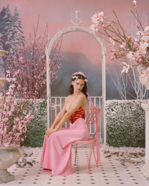 Emma Pasarow Instagram - fulfilling my childhood ballerina fantasies 

thank you forever and ever 💕 @Rodarte Fall / Winter 2022 by @kateandlauramulleavy
 
Photography by: Daria Kobayashi Ritch @dritch
Styled by: @shirleykurata and @ashleyfurnival
Hair by: Lauren Palmer Smith @laurenpalmersmith
Makeup by: Uzo and Lena Koro @u.z.o and @lenakoro for Nars @narsissist
Manicures by: Melisa Bruce and Anne Chou for Morgan Taylor Professional Nail Lacquer @MTMorganTaylor
Production Design by: Tina Pappas and Adam Siegel @adamandtinadesign
Floral Design by: Joseph Free @josephfree
Post Production: Ink Retouch 
Production by: Nicole Prokes @nicoleprokes at Blond @blondprodn
Production Manager: Blaire Witt @blairez