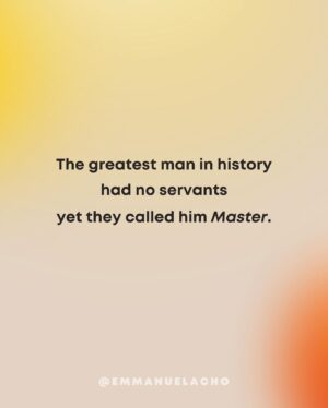 Emmanuel Acho Instagram - 1: The greatest man in history had no servants, yet they called him Master. 

2: The greatest man in history had no degree, yet they called him Teacher. 

3: The greatest man in history had no medicine, yet they called him Healer. 

4: The greatest man in history had no army, yet Kings feared Him. 

5: The greatest man in history won no battles, yet He conquered the world. 

6: The greatest man in history committed no crimes, yet they crucified Him. 

7: The greatest man in history was buried in a tomb, yet He lives today.

8: His name is Jesus. ￼

#HappyEaster #HeIsRisen