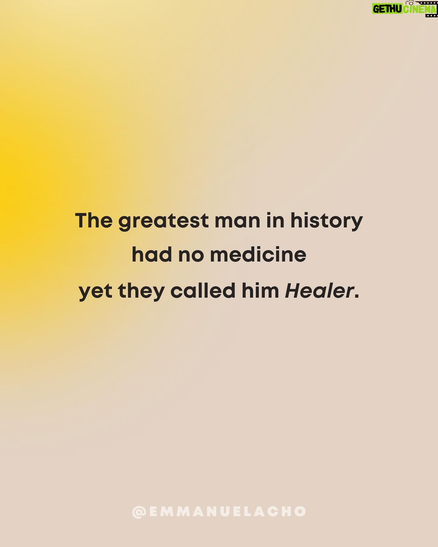 Emmanuel Acho - 21.8K Likes - 1: The greatest man in history had no servants, yet they called him Master.
2: The greatest man in history had no degree, yet they called him Teacher.
3: The greatest man in history had no medicine, yet they called him Healer.
4: The greatest man in history had no army, yet Kings feared Him.
5: The greatest man in history won no battles, yet He conquered the world.
6: The greatest man in history committed no crimes, yet they crucified Him.
7: The greatest man in history was buried in a tomb, yet He lives today.
8: His name is Jesus. 
#HappyEaster #HeIsRisen
