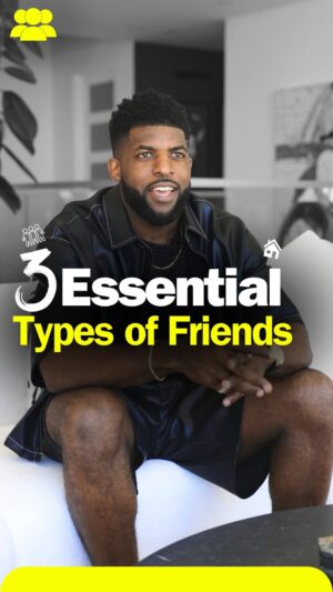 Emmanuel Acho Instagram - These are the 3 types of friendships you will encounter:

🪟“Window” friendships
🚪 “Door” friendships
🏠 “Floor” friendships

Knowing the difference between the types of friends may help you through the ups and downs that life throws your way.

Identify which type of friend is which, and share this post with them as a sign of gratitude for their friendship. 

#friendshipgoals #bff #lifelessons