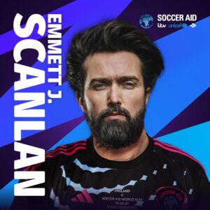 Emmett Scanlan Instagram - Actor Emmett J. Scanlan will play for the World XI at Stamford Bridge ⚽✍️🇮🇪 

Watch it live on @ITV and @WeAreSTV! 📺