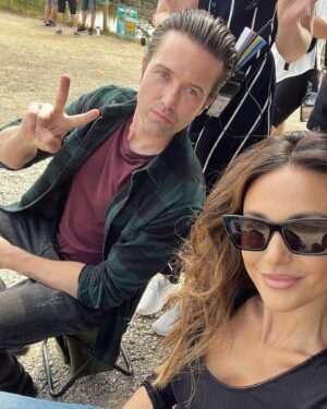 Emmett Scanlan Instagram - There are few leading ladies I’ve worked with who have the grace, humility, talent & humour of @michkeegan. Even Michelle doesn’t have it. It’s weird. #FoolMeOnce