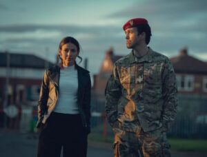 Emmett Scanlan Instagram - Me & yer one doing some acting stuff in that show you should be watching. 
#FoolMeOnce #Netlfix
📷 @thomaselliotwood