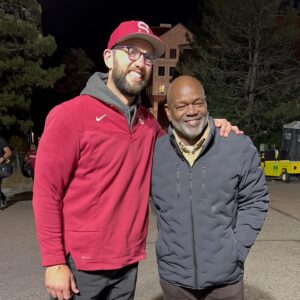 Emmitt Smith Instagram - What a game— the Cardinal came out on top in double OT!

I’m beyond proud of you son, continue to spread joy and be you.

A great few days in Boulder, CO