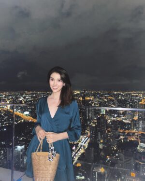 En Mei Instagram - -
-
Bangkok it’s been a minute!

1: I love a good shaded rooftop pool. One of the best parts of Thailand are the hotels and hospitality. 
2: My first time at the 📍Sky Beach. Thanks for taking us @jirakitth_c ! It poured when we first arrived but we were able to wait it out and enjoy the stunning night view. 
3: haha @benchung.eth was too 🐥 to join our photo
4: hotel views 😍 
5: BKK traffic jams 🫠 some things never change 
6: 📍Polo Fried Chicken 🤤 The best fried chicken in the entire world. The inside is moist and juicy while the outside is perfectly crisp. The garlic on the top perfectly compliments the chicken. 10/10 
7: I really dig Thai fashion. I love the cuts and creativity of local Thai brands. They’re vibrant, cute and sexy all at the same time. Pro tip: Shopping during the afternoon is a perfect way to escape the scorching heat.
8: oh and about Sephora 🤣 we don’t have Sephora it in Taiwan so I compulsively shop there when I see one🫥 
9: same for Shake Shack. We don’t have it in Taiwan and Ben and I had enough of all the Thai food from Chiangmai so having Shake Shack for our first  meal  in BKK was nothing short of glorious. 
10: ferry ride