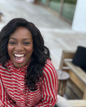 Enuka Okuma Instagram - …and oh yeah, Happy Valentine’s Day!! Shirt says it all. 
.
.
.
.
.
.
#Valentine’s #ValentinesDay #love