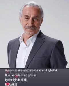 Erdal Cindoruk Instagram - 😢😢RIZA AKIN