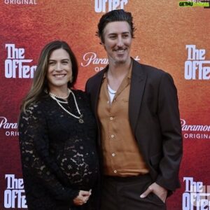 Eric Balfour Instagram - The best part about #TheOffer premiere was getting to capture the image of my beautiful wife all dressed up before she gives birth. Thanks @paramountplus @paramounttelevisionstudios for a great night.
