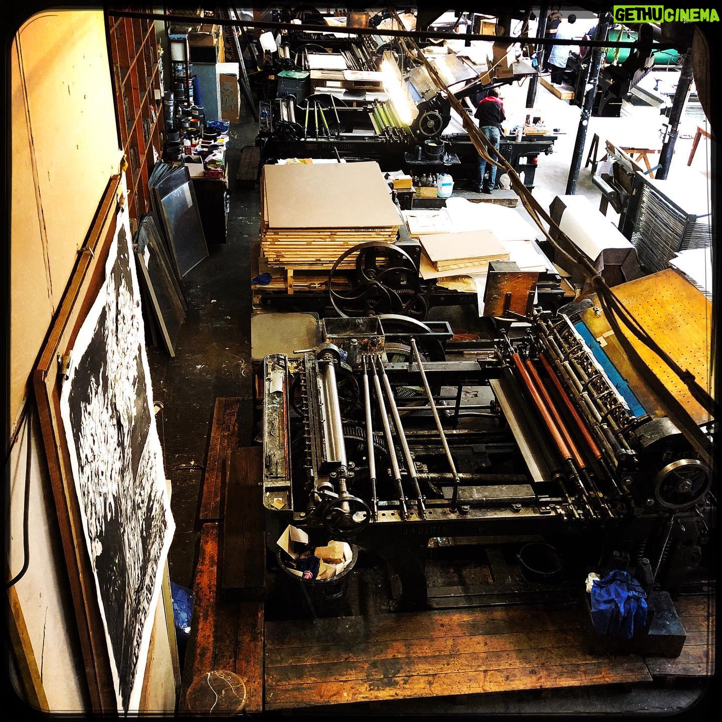 Eric Burdon - 1.2K Likes - What a unique privilege to step inside the print shop where Pablo Picasso printed his life works here in Paris! It is like his spirit has been with us throughout our time here. The scenery and smells from the inks and oils remind me of when I was an art student in #Newcastle! #WhenIWasYoung Thank you @Idemparis for having us and showing us around your incredible shop.
#pablopicasso #art #painting #print #paris #france #olympia