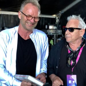 Eric Burdon Instagram - What a way to celebrate another #triparoundthesun #goodtimes @kaabootexas with the @theofficialsting •
•
•
•
•
•
catch you next time @tromboneshorty... big fan!