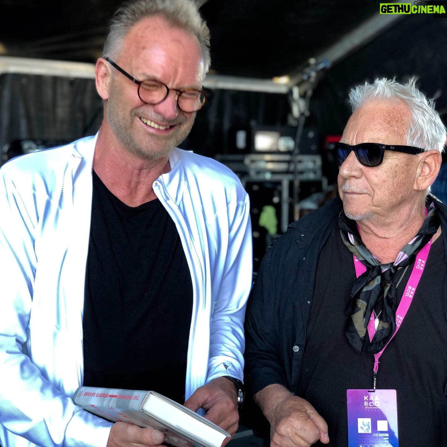Eric Burdon - 1K Likes - What a way to celebrate another #triparoundthesun #goodtimes @kaabootexas with the @theofficialsting •
•
•
•
•
•
catch you next time @tromboneshorty... big fan!