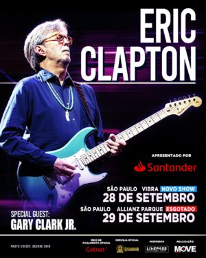 Eric Clapton Instagram - NEW SHOW ADDED!! 🇧🇷

Due to popular demand, Eric Clapton has added a second show in São Paulo, Brazil on September 28th. Tickets are on sale now. Link in bio.