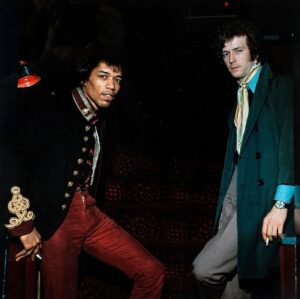 Eric Clapton Instagram - Eric with Jimi Hendrix at The Speakeasy in London (circa 1967).
