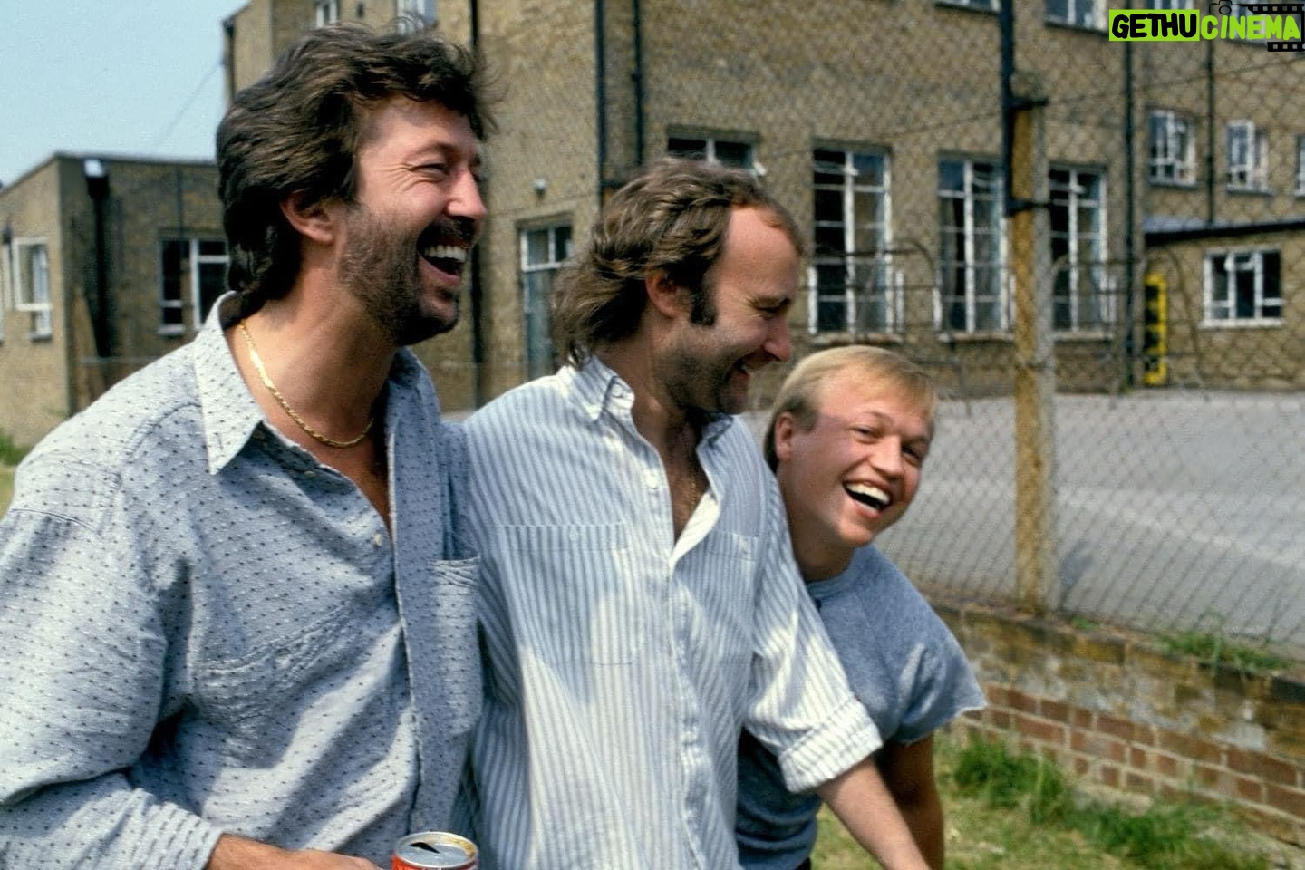 Eric Clapton - 22.3K Likes - Eric Clapton, Phil Collins and Mark King in 1986.
📸: Alan Davidson