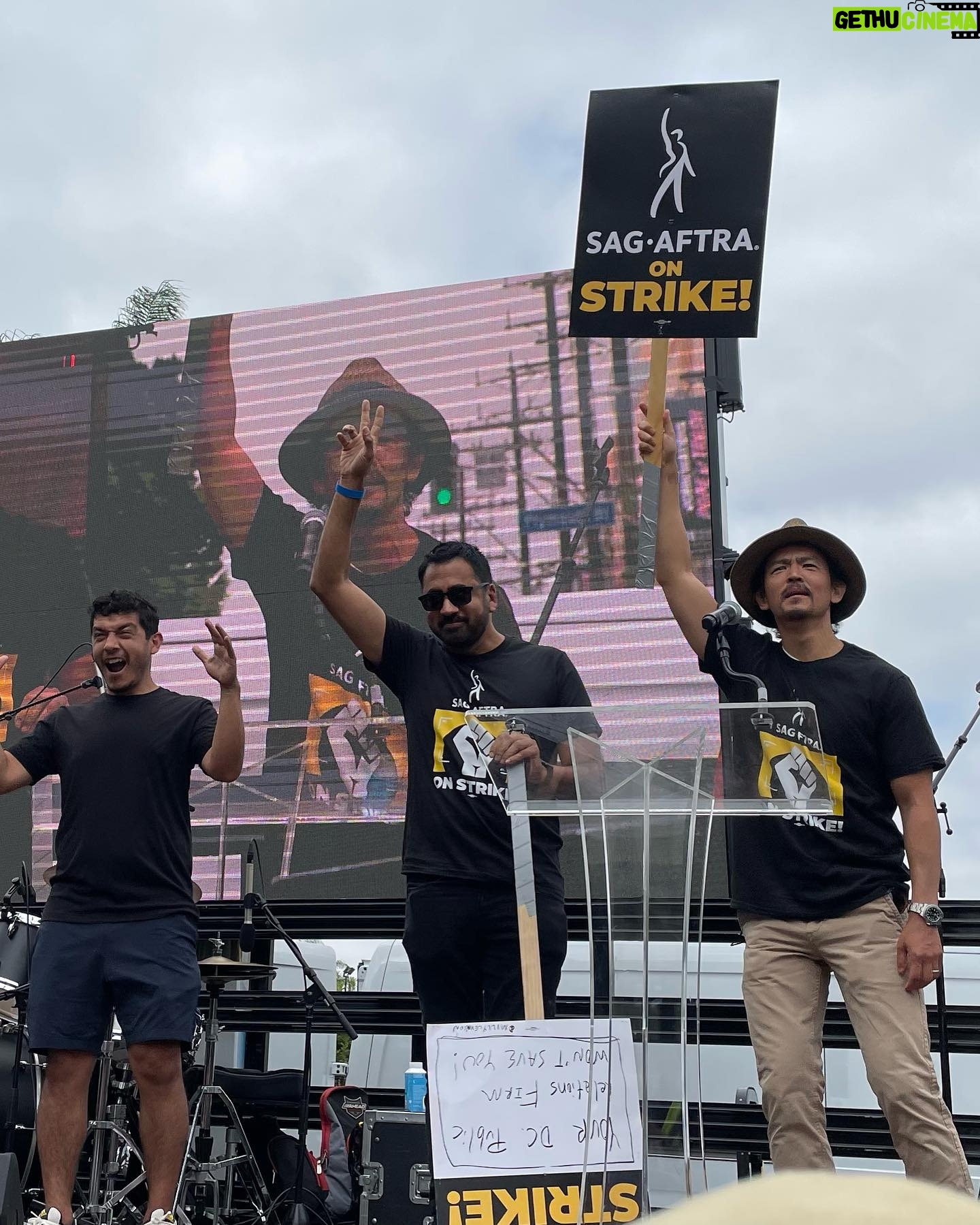 Eric Lange - 735 Likes - This is what #Solidarity looks like! Amazing turnout and vibes at the @sagaftra rally today at Paramount. This was a much needed boost in what has become a vacuum of these “negotiations.” This strike is incredibly hard to weather, but putting us all out there on the streets together has only served to reinforce the love I have for all of my brothers and sisters in this crazy circus life. #StayStrong