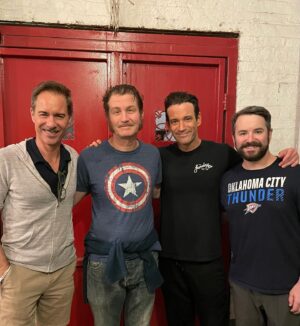 Eric McCormack Instagram - The three actors in #Jaws taught me everything I needed to know as a wannabe actor at 12. The wonderful actors playing those men on Broadway in #thesharkisbroken reminded me why I still love my profession. Congrats to @ianxshaw @colindonnell & @brightmansomesay for your kickass spot-on performances. Go see @sharkonbroadway … then come see us at @thecottagebroadway!