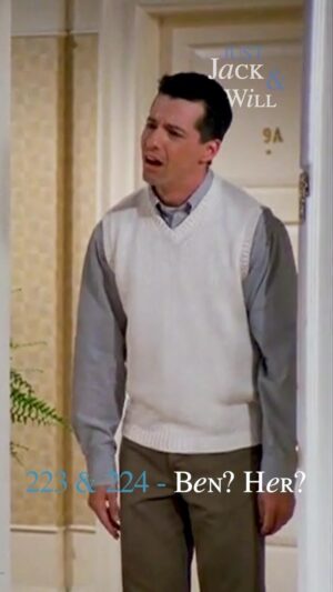 Eric McCormack Instagram - Adds to resume: “Screaming like a howler monkey.”

This week @eric_mccormack and @seanhayes are joined by their pal, @jimcolucci, Will & Grace expert and author of Will & Grace: Fabulously Uncensored to talk about the end of season 2 and to quiz them on what they remember!