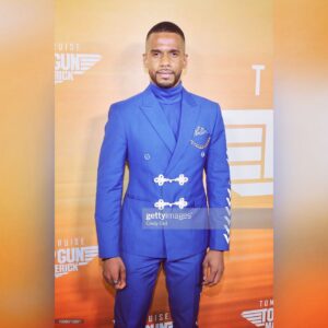 Eric West Instagram - Honored to attend the @topgunmovie premiere last night! @arjonacollection in the 11th hour we pulled this look together. Can’t wait to work with you AGAIN and AGAIN. Amazing cast! Amazing movie. @tomcruise you are the ultimate inspiration! I’m going to be MAVERICK for Halloween. The team and photographers…. The amount of love I get from you guys…. 🙏🏽 Y’all left me speechless. 

Suit: @arjonacollection original 
Boots : @calvinklein 

 🎥 Video credit: @mr.rutherford