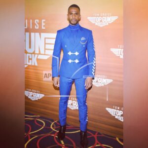 Eric West Instagram - Honored to attend the @topgunmovie premiere last night! @arjonacollection in the 11th hour we pulled this look together. Can’t wait to work with you AGAIN and AGAIN. Amazing cast! Amazing movie. @tomcruise you are the ultimate inspiration! I’m going to be MAVERICK for Halloween. The team and photographers…. The amount of love I get from you guys…. 🙏🏽 Y’all left me speechless. 

Suit: @arjonacollection original 
Boots : @calvinklein 

 🎥 Video credit: @mr.rutherford