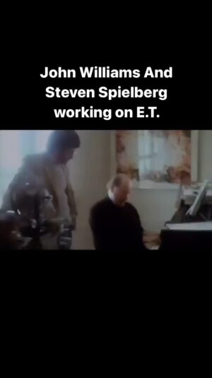 Eric Whitacre Instagram - So much to absorb here, but the main thing I am struck by is how much imagination is required from both of them. This was in the days before playback monitors, time code, and sample libraries, so the best John Williams can do is try to watch the tiny Moviola screen and find the music that will work best at each moment. And Steven Spielberg has to do his best to imagine the lush, gorgeous orchestration that he won’t be able to hear until they record it with an actual orchestra. The fact that they were able to make something as magical as E.T. using this process speaks volumes about the absolute mastery of their respective crafts and their unshakable trust in each other.