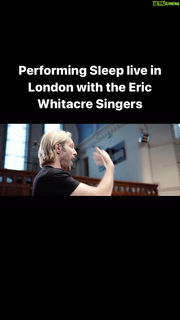 Eric Whitacre - 5.4K Likes - When we recorded my first Spitfire sample library we warmed up with a piece I wrote called Sleep, singing only vowels.