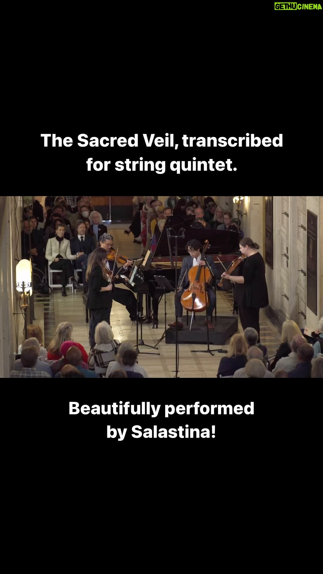 Eric Whitacre - 2K Likes - From the premiere last week of “You Feel Like Home”, my transcription of the first five movements of The Sacred Veil. Beautifully and soulfully brought to life by @salastinala. If you look in the left hand corner of the screen you can see @laurence_servaes and me basking in their sound.