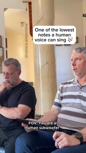 Eric Whitacre Instagram - Unreal. This video from the terrific @romca.ensemble, their oktavists Alex Dmitrieff and Paul Krivoshev hit one of the lowest notes a human voice can sing - C#1. I don’t think I’ve ever heard a note this low sung so clearly.