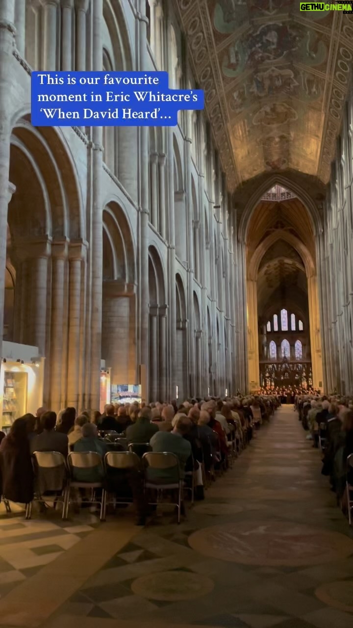 Eric Whitacre - 52.2K Likes - This is a video @tenebraechoir made of their recent performance of my composition When David Heard. In my very humble opinion Tenebrae is one of the world’s best choirs — extraordinary
singing and music making. If you are a composer, having your music brought to life with this level of sensitivity and musical intelligence is a dream come true.