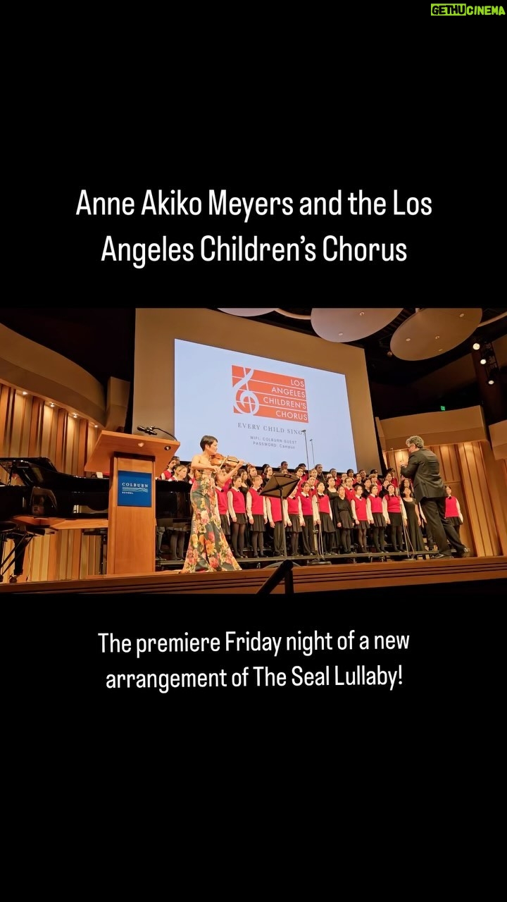 Eric Whitacre - 1.8K Likes - The extraordinary @anneakikomeyers and the @lachildrenschorus premiering a new arrangement of The Seal Lullaby. Makes my heart glow. Thank you Maestro Fernando Malvar-Ruiz and pianist Twyla Meyer for such a gentle and touching performance.
