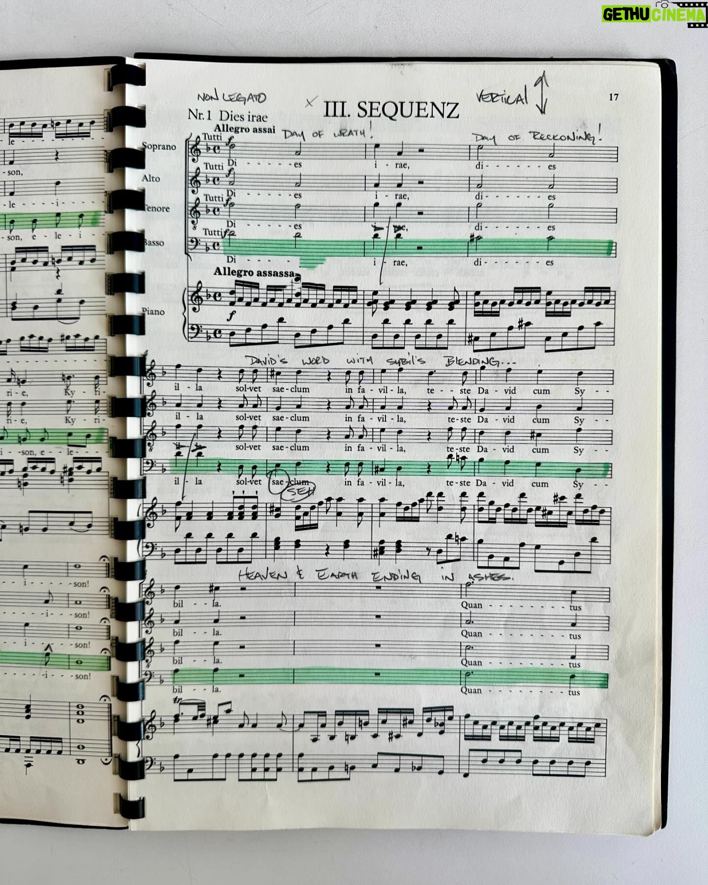 Eric Whitacre - 4.5K Likes - Louisville! I am here this week to perform the Mozart Requiem, The Sacred Veil, and The River Cam with the @louisvilleorchestra and singers from the University of Louisville and Voces Novae. It has been a magical week — the musicians and staff are SO good, and such lovely people.
Conducting the Mozart Requiem is something I’ve dreamed of doing since I first sang it 35 (!) years ago with my mentor, David Weiller. This piece (and David) changed my life, and is the reason I am composer and conductor.
And to make it even more special, my wife @laurence_servaes is singing the soprano solos, and she is performing from my original choral score, the one that I used with David.
Two concerts, tomorrow night (Friday) in Indiana and Saturday in Louisville. 🙏🏻🙏🏻🙏🏻