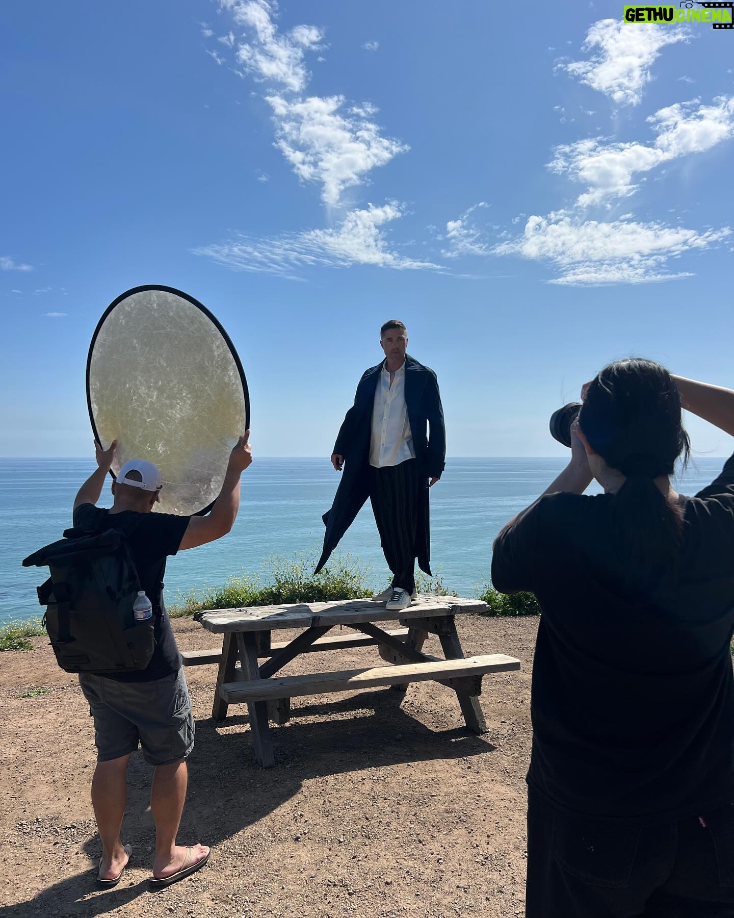 Eric Winter - 139.4K Likes - Rough location for my photo shoot with @phosphormagazine yesterday 😜 Can’t wait for this to come out! Talked about all things @therookieabc and @palmrepublicrum ! Going to be a good one! #therookie #palmrepublic #phosphormagazine #malibu