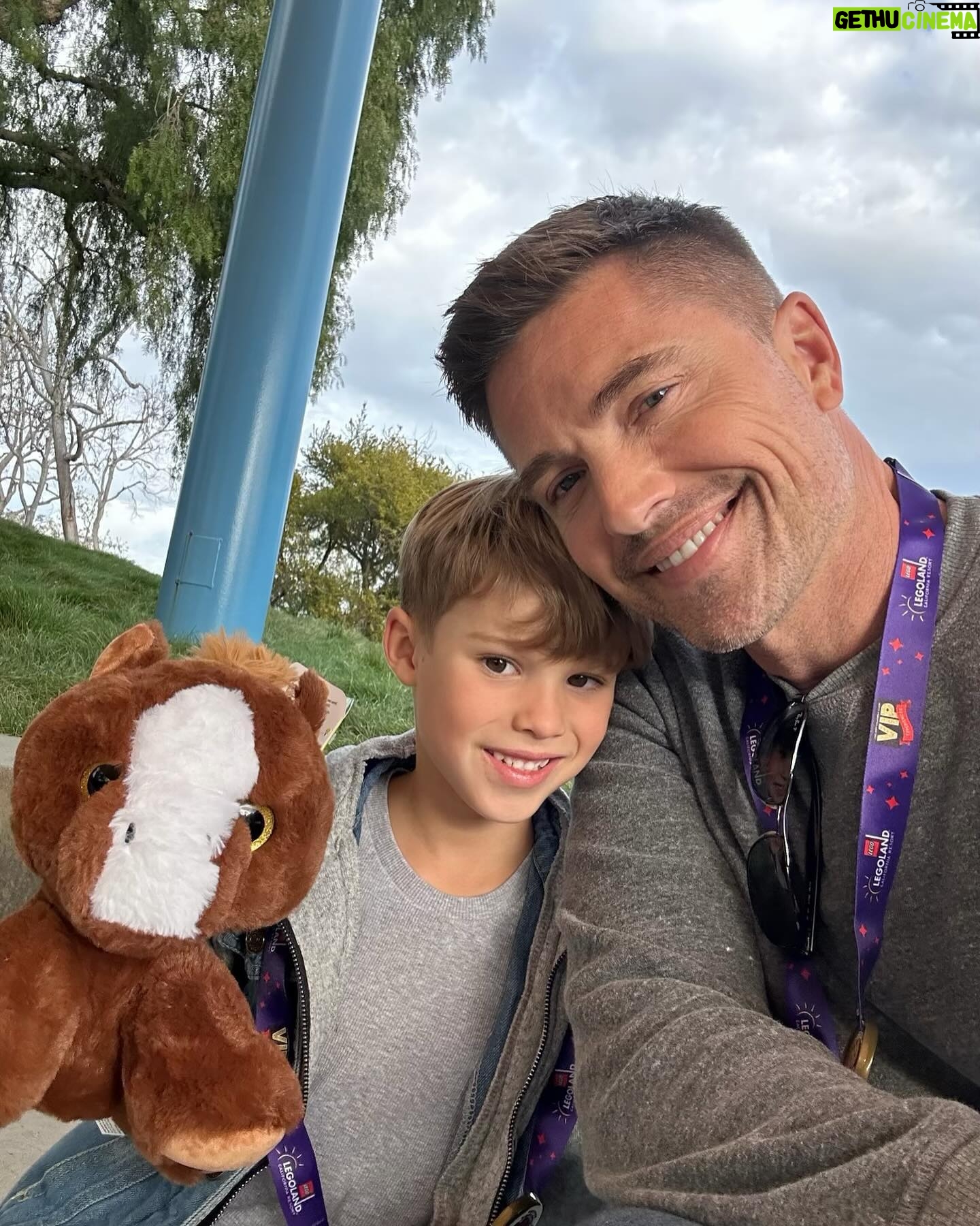 Eric Winter - 118.2K Likes - Big thank you to @legolandcalifornia for hosting us yesterday! The kids had the best time and we will definitely be back for their newest land opening this spring… DINO VALLEY! #legoland #dinovalley #legos