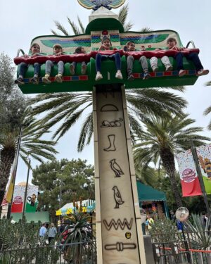 Eric Winter Instagram - Big thank you to @legolandcalifornia for hosting us yesterday! The kids had the best time and we will definitely be back for their newest land opening this spring… DINO VALLEY! #legoland #dinovalley #legos