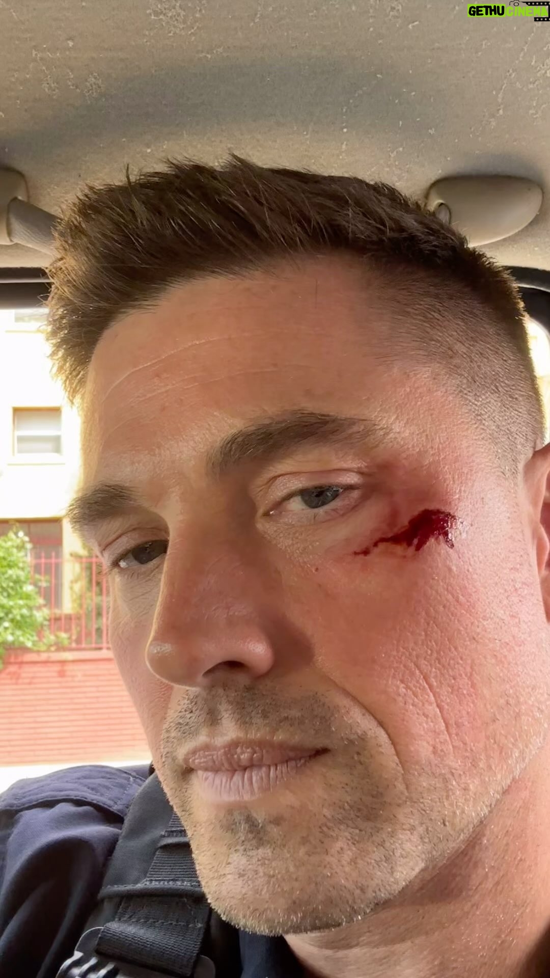 Eric Winter - 167.7K Likes - Little BTS… had an accident on set! Nice work Judy 😜 #therookie #twomoreweeks #bradford