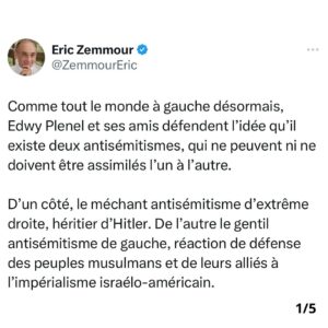 Éric Zemmour Instagram - Ah, en lisant ces lignes, les islamo-gauchistes vont ricaner, les communistes vont hurler et les socialistes s’indigner. Soit. Nous avons l’habitude, et j’ai dit que le rôle de Reconquête, dans cette campagne, serait de dire toute la vérité que personne d’autre n’ose dire. Nous tenons parole.