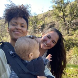 Erica Luttrell Instagram - The unit on a hike. 🥰