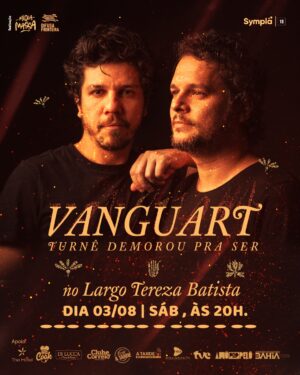 Érica Saraiva Instagram - No início de 2023, a @vanguartoficial avisou aos fãs que daria um tempo dos palcos, mas que o retorno seria em breve. SILÊNCIO. 😳

🗣️ Pois o “breve” é 𝐀𝐆𝐎𝐑𝐀! Em um novo ciclo, a banda pioneira na cena folk brasileira retoma a agenda de shows com a turnê “Demorou Pra Ser”, comemorando 20 anos de estrada, e chega a 𝐒𝐀𝐋𝐕𝐀𝐃𝐎𝐑 dia 3 de agosto, para uma apresentação inesquecível no Pelourinho! 😍

🎫 𝐈𝐍𝐆𝐑𝐄𝐒𝐒𝐎𝐒 𝐍𝐀 𝐒𝐘𝐌𝐏𝐋𝐀!
💬 𝑫𝒆𝒎𝒐𝒓𝒐𝒖 𝒑𝒓𝒂 𝒔𝒆𝒓 𝒎𝒂𝒔 𝒂𝒈𝒐𝒓𝒂 é…