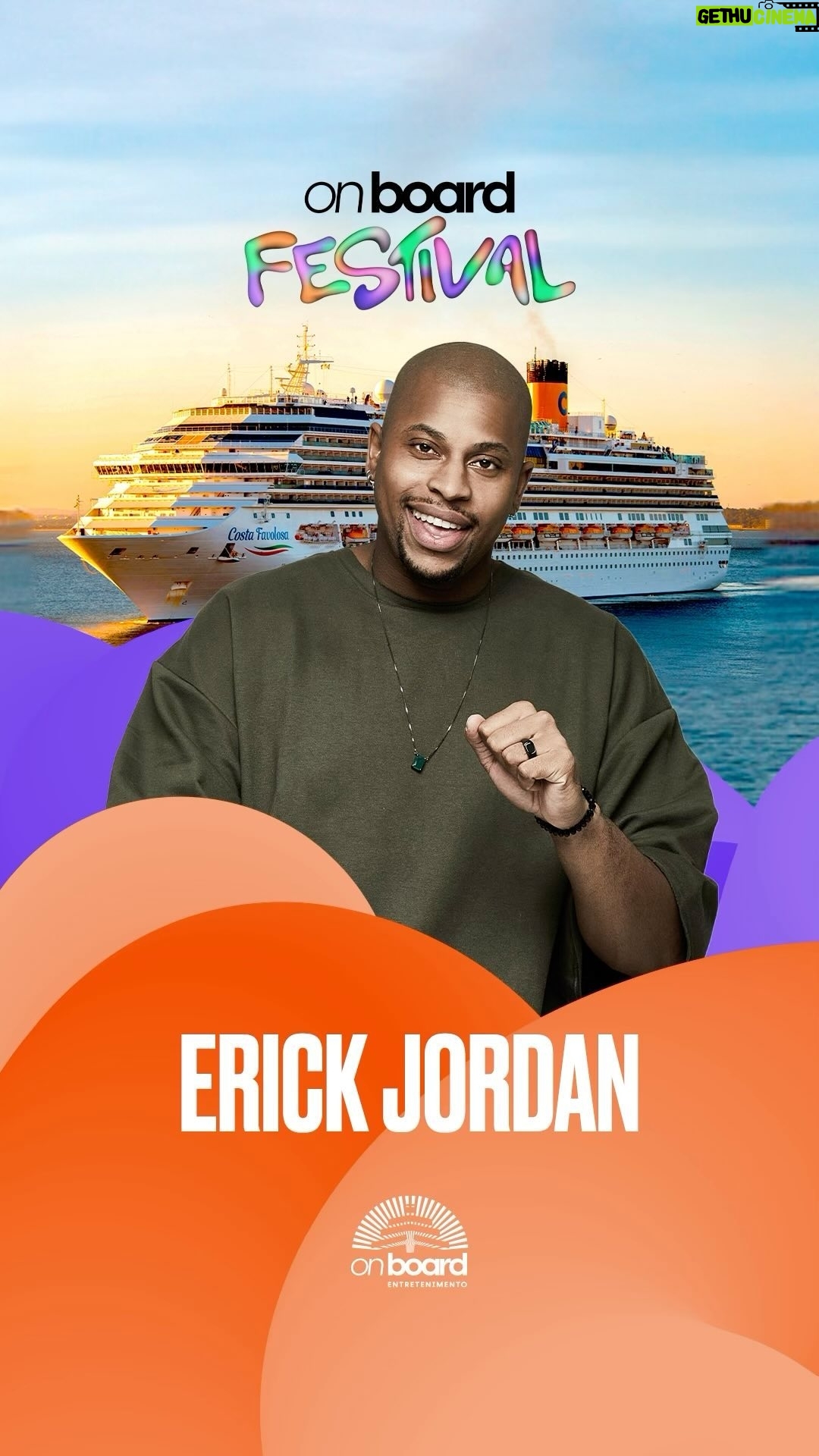 Erick Jordan - 642 Likes - Que incrível receber o convite para cantar no @onboard.festival … Vaii ser incrível !!! Boraaa ✨ 🤪🛳️