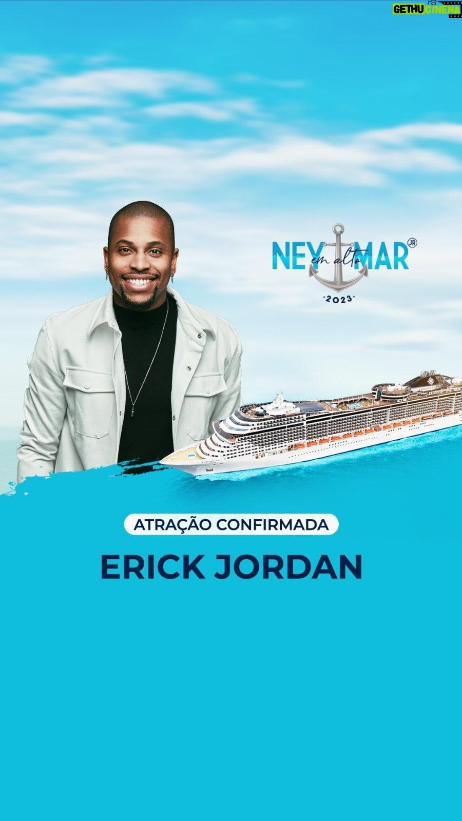 Erick Jordan - 17.8K Likes - @erickjordan33 também foi convocado para o time dos pagodeiros a bordo do navio mais aguardado do ano! Chega mais, parça 🔥
Tá preparado para curtir muita festa e música boa em alto mar?
FALTAM SÓ 2 DIAS 🤩
Nos vemos a bordo!
#NeyemAltoMar #ErickJordan #CruzeirodoNeymar #NeymarJr