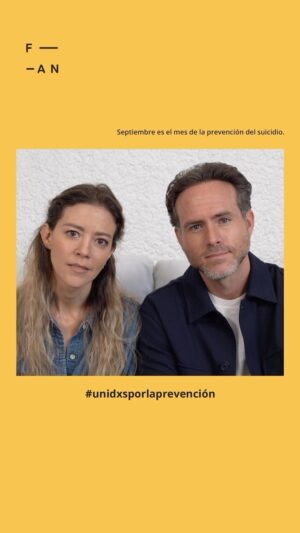Erik Hayser Instagram - Hoy @fernandacga y yo nos unimos al esfuerzo de la  @fundacion_fan para hablar sobre salud mental y prevención de muerte por suicidio. 

Septiembre es el mes de la prevención del suicidio. Hablemos para romper el estigma, darle la visibilidad que merece y dejar de darle la espalda a la realidad d miles y miles de personas. #UnidxsPorLaPrevención
podemos hacer la diferencia.

Esta página de Fundación Fan, NO es un servicio de apoyo en crisis. Si tú o cualquier otra persona que conoces puede estar en peligro, usa uno de los servicios de emergencia que aparecen aquí:

https://fundacion.fan/necesito-ayuda/