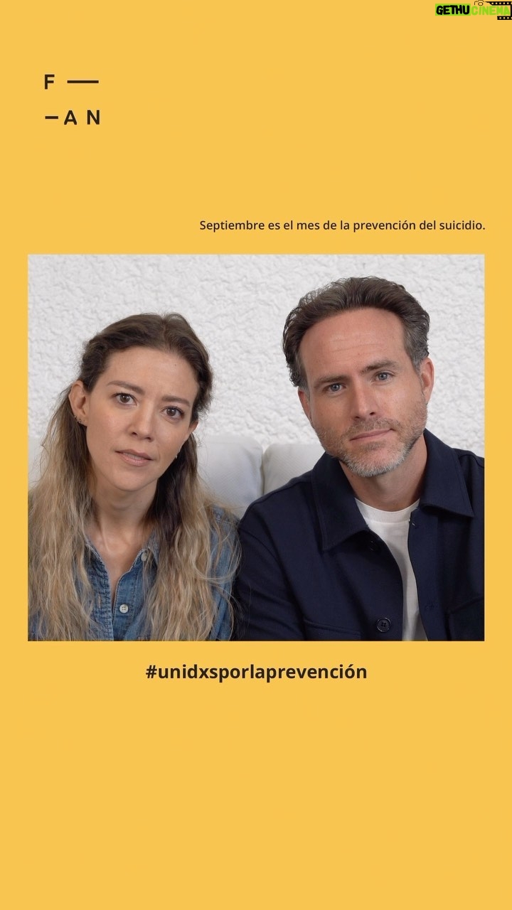 Erik Hayser - 8.2K Likes - Hoy @fernandacga y yo nos unimos al esfuerzo de la @fundacion_fan para hablar sobre salud mental y prevención de muerte por suicidio.
Septiembre es el mes de la prevención del suicidio. Hablemos para romper el estigma, darle la visibilidad que merece y dejar de darle la espalda a la realidad d miles y miles de personas. #UnidxsPorLaPrevención
podemos hacer la diferencia.
Esta página de Fundación Fan, NO es un servicio de apoyo en crisis. Si tú o cualquier otra persona que conoces puede estar en peligro, usa uno de los servicios de emergencia que aparecen aquí:
https://fundacion.fan/necesito-ayuda/