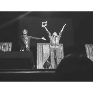 Erik Stocklin Instagram - Now, then, and always 🖤. GOD is a woman. Happy Birthday @colleen