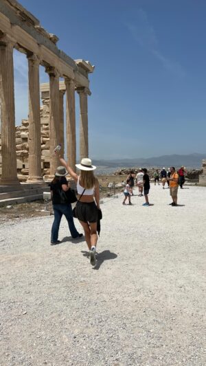 Erika Stasiuleviciute Instagram - Athens. 
With my fav greeks 💙🤍