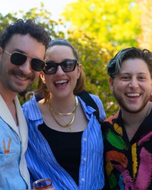Erin Lee Carr Instagram - as an aries obviously i threw a big housewarming party (i rent) in conjunction with what happens to be my birthday month. i had a joyous amount of time celebrating with the beautiful community i’ve build in LA (with the notable help from wisconsin pals @alreinhart and @vickis2110). i couldn’t feel luckier or happier. thank you to @ks.eventplanning for making this dream day happen.

ps i also find it pretty hysterical that i, as an alcoholic, purchased WAYYY TOO MUCH alcohol and was giving away bottles at the end of the night as to not have it in the house. better safe than sorry! 

make-up and hair: @danyellabee 
flower crown by @__emmykenny__ 
🩵💚😏💙💜🩵💚🩷💙💜 #36