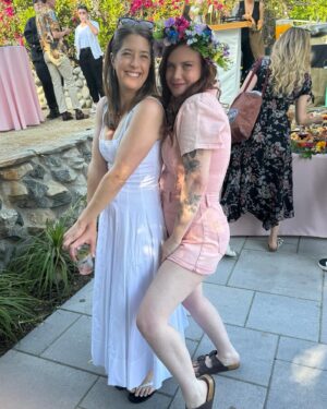 Erin Lee Carr Instagram - as an aries obviously i threw a big housewarming party (i rent) in conjunction with what happens to be my birthday month. i had a joyous amount of time celebrating with the beautiful community i’ve build in LA (with the notable help from wisconsin pals @alreinhart and @vickis2110). i couldn’t feel luckier or happier. thank you to @ks.eventplanning for making this dream day happen.

ps i also find it pretty hysterical that i, as an alcoholic, purchased WAYYY TOO MUCH alcohol and was giving away bottles at the end of the night as to not have it in the house. better safe than sorry! 

make-up and hair: @danyellabee 
flower crown by @__emmykenny__ 
🩵💚😏💙💜🩵💚🩷💙💜 #36