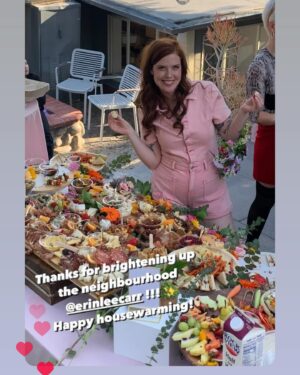 Erin Lee Carr Instagram - as an aries obviously i threw a big housewarming party (i rent) in conjunction with what happens to be my birthday month. i had a joyous amount of time celebrating with the beautiful community i’ve build in LA (with the notable help from wisconsin pals @alreinhart and @vickis2110). i couldn’t feel luckier or happier. thank you to @ks.eventplanning for making this dream day happen.

ps i also find it pretty hysterical that i, as an alcoholic, purchased WAYYY TOO MUCH alcohol and was giving away bottles at the end of the night as to not have it in the house. better safe than sorry! 

make-up and hair: @danyellabee 
flower crown by @__emmykenny__ 
🩵💚😏💙💜🩵💚🩷💙💜 #36
