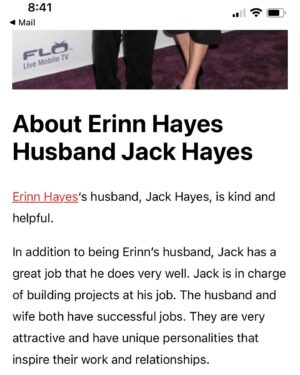 Erinn Hayes Instagram - Every once in a while it’s important to Google yourself just to learn that you and your spouse are attractive and have unique personalities. Happy 18th anniversary @kylebornheimer2075 what a dream this has been 😂😂