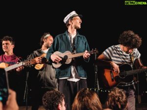 Erlend Øye Instagram - A little presentation of La Comitiva: we started in 2018, when Marco, Stefano and Luigi joined my Chilean and Argentinian tour. The tour got longer and longer, while our repertoire together grew and grew. We visited Colombia and ended in Mexico. Back in our hometown of Siracusa, Sicily, Italy, we continued playing and writing songs together. 
Here you can see clips from our music videos and some photos from the 3 years we’ve been a group. This 30th of December we will be all together again for a show at Crania, Baja California Sur, adding another exciting location to our list of places. @lacomitiva.band @maccucciu @craniareclaim @stefanoortisi @luigi_orofino