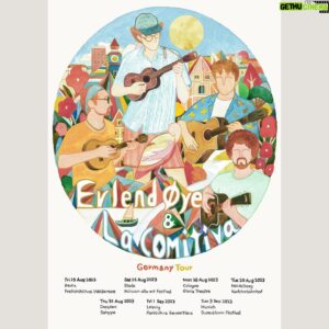 Erlend Øye Instagram - German Tour at the end of the summer. By that time we will have released quite a few new songs, and combined with established «hits» like Lockdown Blues and For The Time Being, and the ubiquitos La Prima Estate, i am certain we will deliver great shows on this round. Another great artwork from our south korean friend @garami82 tour organized by @powerlineagency and @rob.challice follow @lacomitiva.band if you don’t already