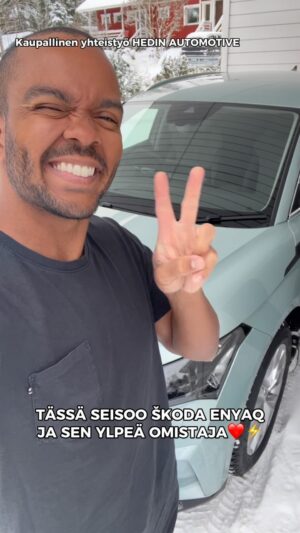 Ernest Lawson Instagram - Kaupallinen yhteistyö @hedinautomotivefinland 

Vihdoin mä tein sen!! Oon jo vuosia pohtinut ja miettinyt ja empinyt sähköautoiluun siirtymistä. Mutta vuodenvaihteessa lopetin jahkailun ja marssin @hedinautomotivefinland puheille. Ja nyt mää oon ylypiä Skoda Enyaq -kuski🤩 Monta uutta asiaa tän kanssa on vielä opittava, joten kaikki vinkit otetaan vastaan🙏🏽⚡️

#skoda #skodaenyaq @skodasuomi #sähköauto